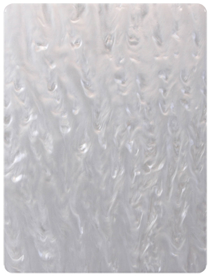 1/8 in Thick White Pearl Marbling Cast Acrylic Perspex Sheets for Art Crafts
