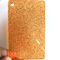 PMMA Transparent Orange Cast Glitter Acrylic Sheets For Laser Cutting