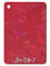 แผ่นอะครีลิคออกแบบพื้นผิวสีแดงสไตล์มุกแผ่น ความชัดเจน ลวดลาย 1220x2440mm